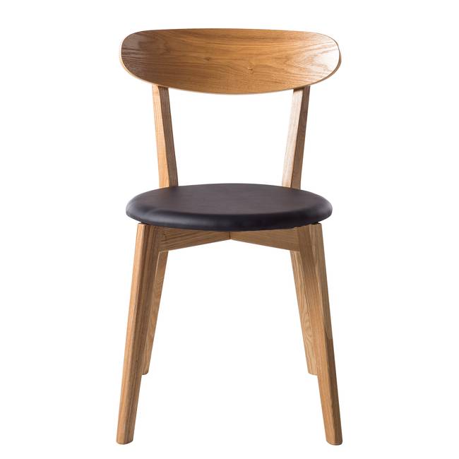 Esszimmerstuhl Bogmoor 2er-Set 48 x 79 x 42cm Braun/Schwarz