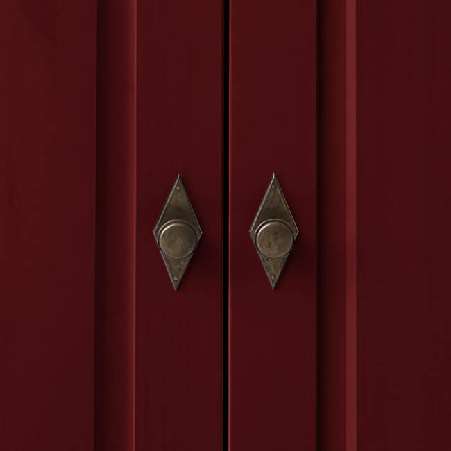 Buffet II 108 x 197 x 45cm Rot/Braun/Kiefer
