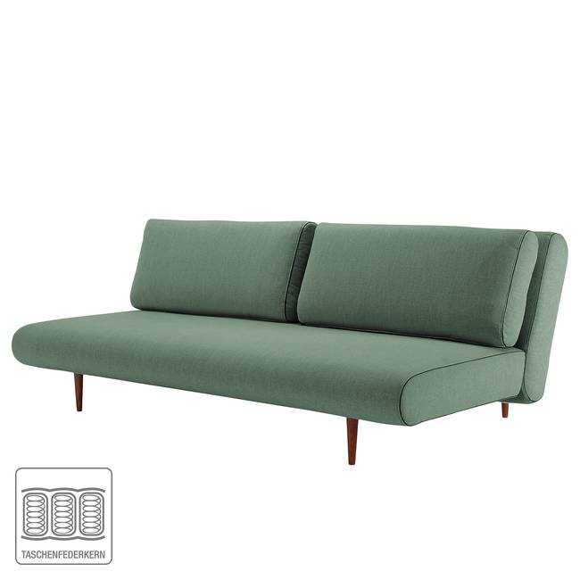 Schlafsofa Unfurl Grün Webstoff Elegance 200 x 77 x 119cm Skandi
