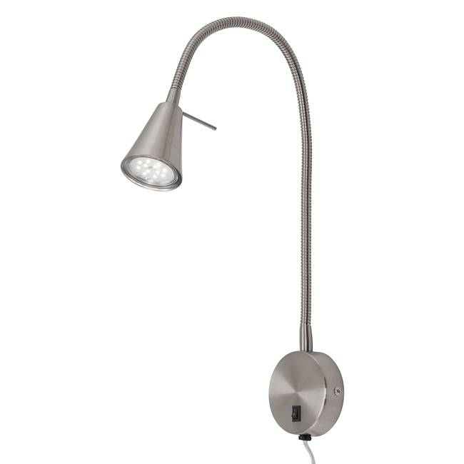 LED-Wandleuchte Comfort Light Ø 8cm Silber Material: Metall Metallart: Eisen Oberfläche Metall: Lackiert LED GU10