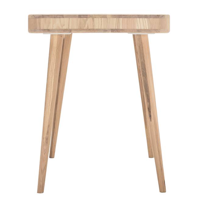 Schreibtisch Loca 140 x 75 x 60cm Braun/Wildeiche hell geölt