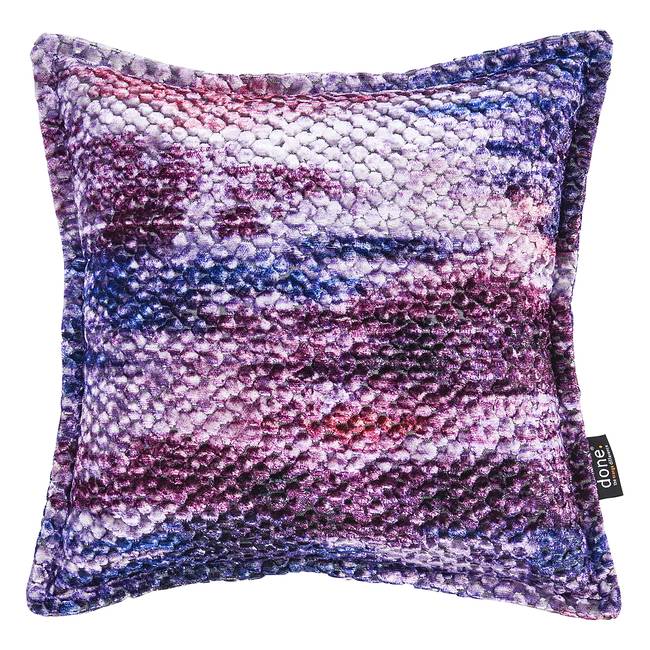Kissenbezug Glam Colour Violett/Violett 45 x 45cm Samt