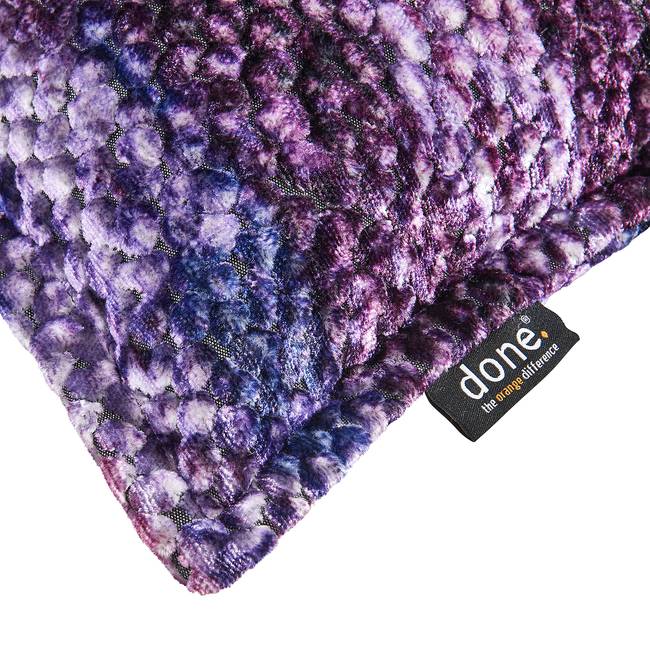 Kissenbezug Glam Colour Violett/Violett 45 x 45cm Samt