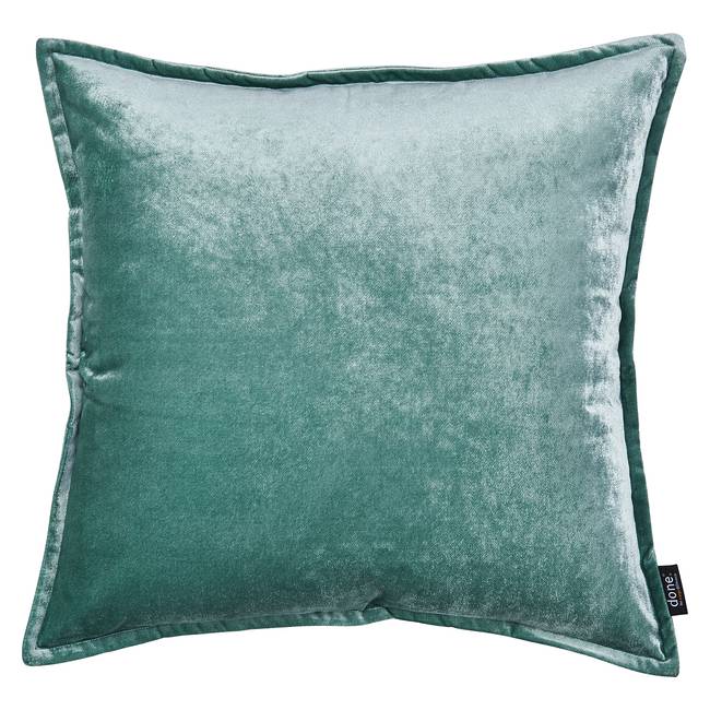 Kissenbezug Glam Türkis/Petrol 65 x 65cm Samt