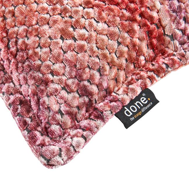 Kissenbezug Glam Colour Rot/Rot 65 x 65cm Samt