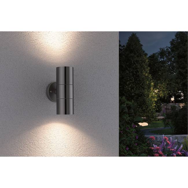 Wandleuchte Pouy Ø 6cm Silber