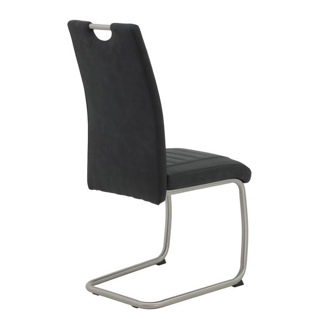 Freischwinger Wisches 43 x 98 x 59cm 2er Set Schwarz/Anthrazit