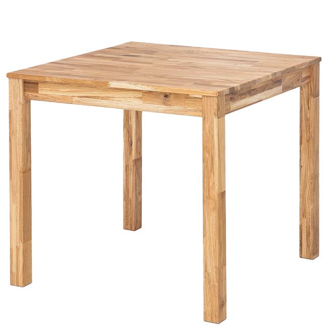 Esstisch Beny I 80cm Braun/Eiche