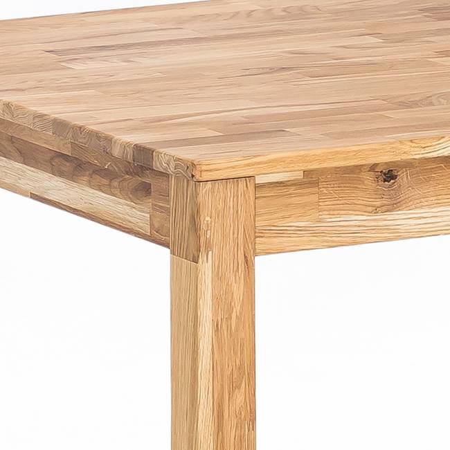 Esstisch Beny I 80cm Braun/Eiche