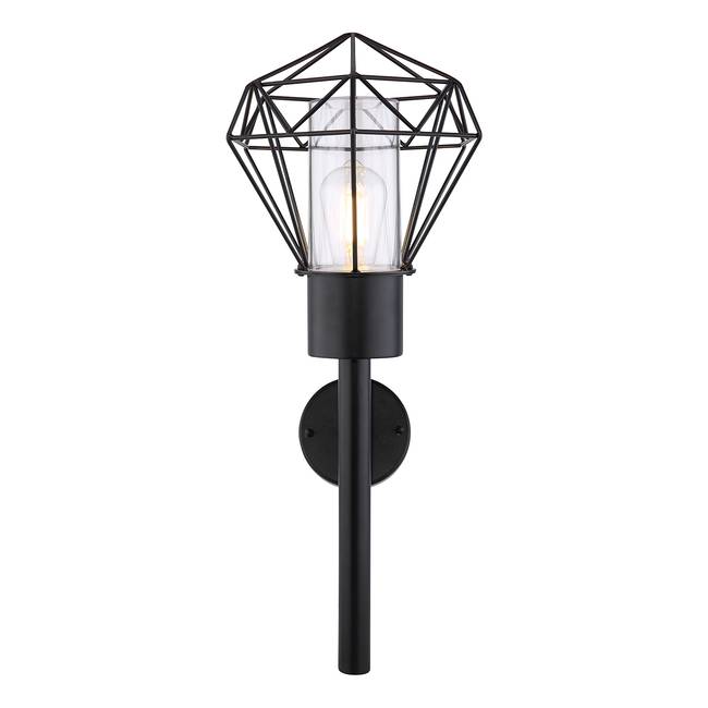 Wandleuchte Horace III 29 x 23cm Schwarz