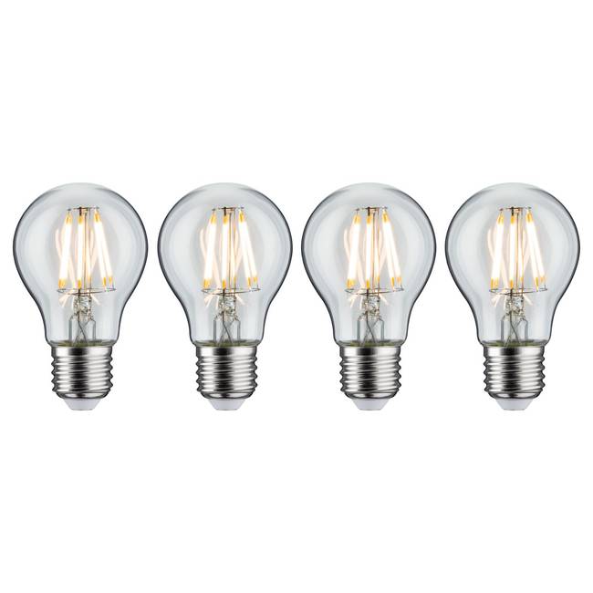 LED-Leuchtmittel Kjell 4er-Set 6 x 10 x 6cm Durchsichtig