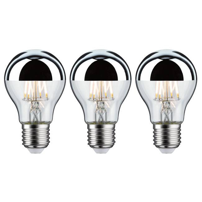 LED-Leuchtmittel Demilla 3er-Set 6 x 10 x 6cm Durchsichtig