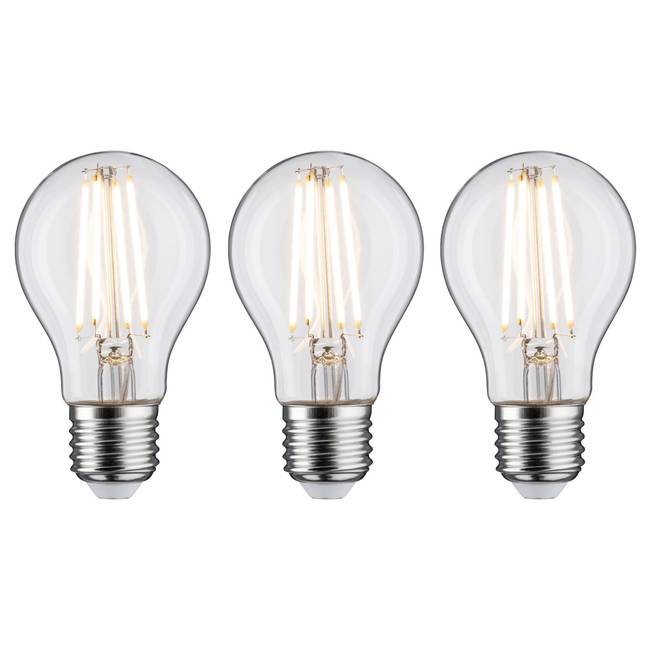LED-Leuchtmittel Floha 3er-Set 6 x 10 x 6cm Durchsichtig