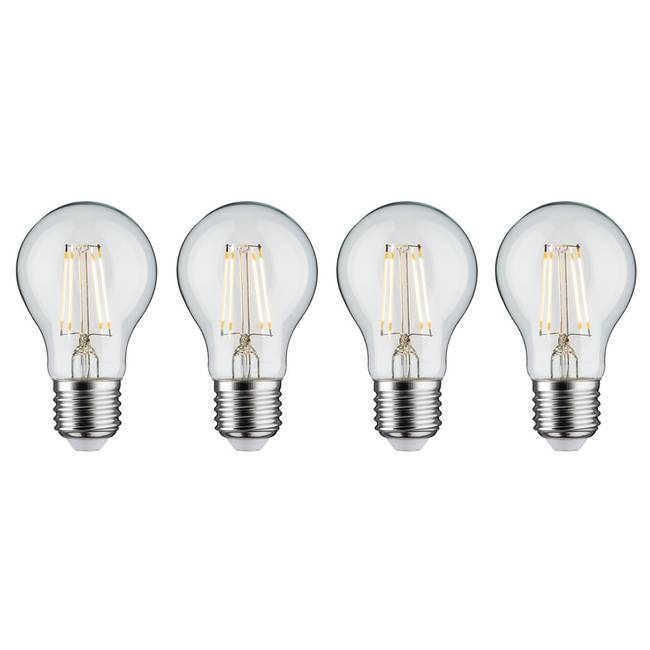 LED-Leuchtmittel Kiwi 4er-Set 6 x 10 x 6cm Durchsichtig