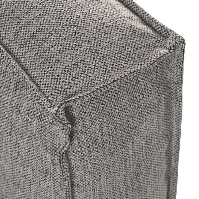 Polsterbett Vio 180 x 200cm Flachgewebe Meave Grau/Beige Buche