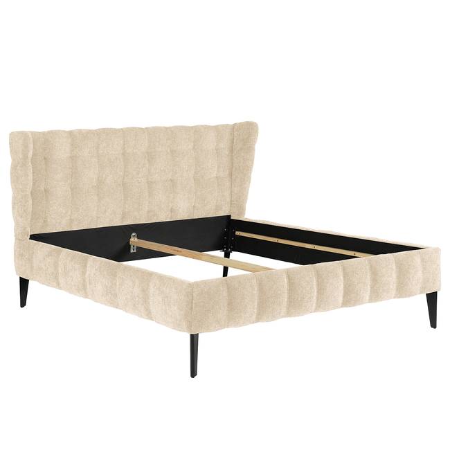 Polsterbett Capri Dream 180 x 200cm Microfaser Alana Beige Buche
