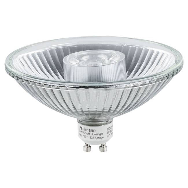 LED-Leuchtmittel QPAR111 11 x 7 x 11cm Silber/Durchsichtig/Silber