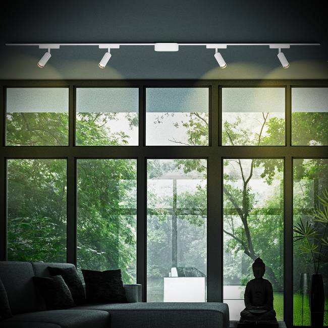 LED Leuchtmittel Luxtrail Typ B Ø 4cm Weiß/Weiß