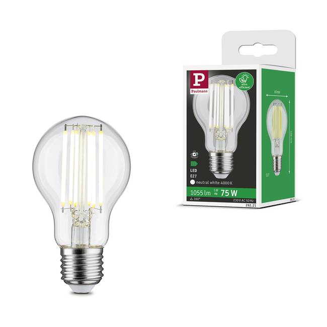 LED-Glühbirne Eco-Line 5W Ø 6cm Durchsichtig/Durchscheinend