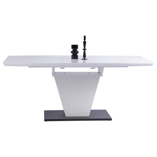 Ausziebarer Esstisch Tovale 140 x 76 x 90cm Weiß
