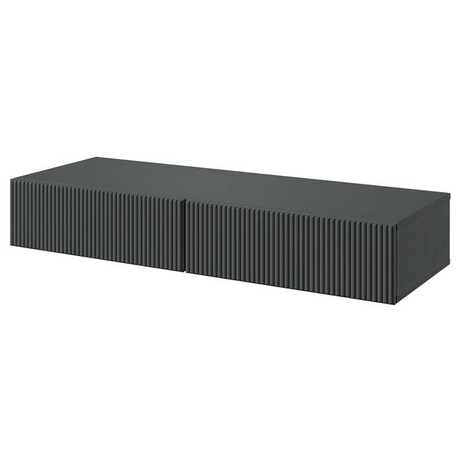 Massiver Hänge-Schminktisch SKAO 105 x 17 x 38cm Grau/Anthrazit