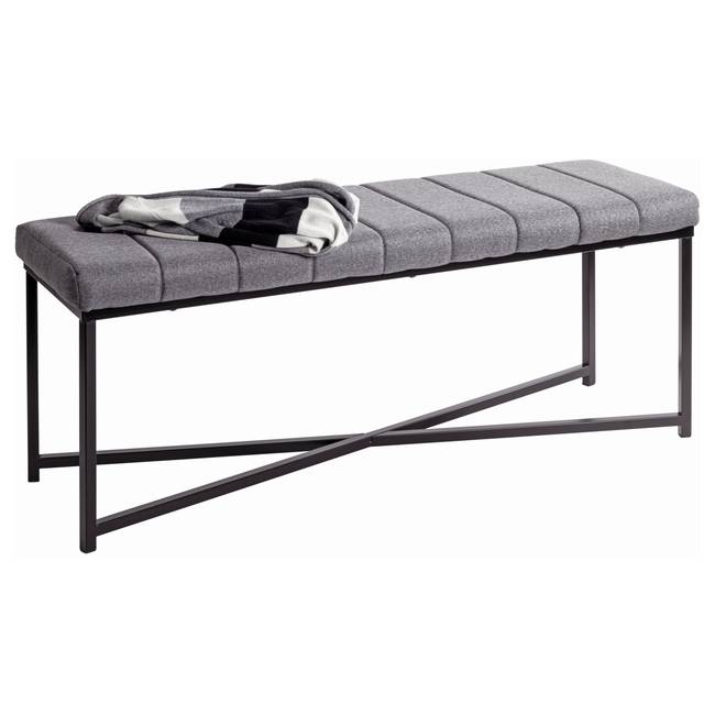 Bettbank Ticata - 118 cm 118 x 47 x 38cm Grau