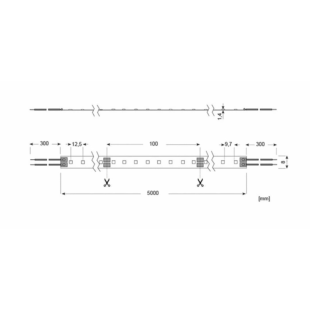 Radium Essence 1000 LED-Strip, 5 m, 40W, 4.000K