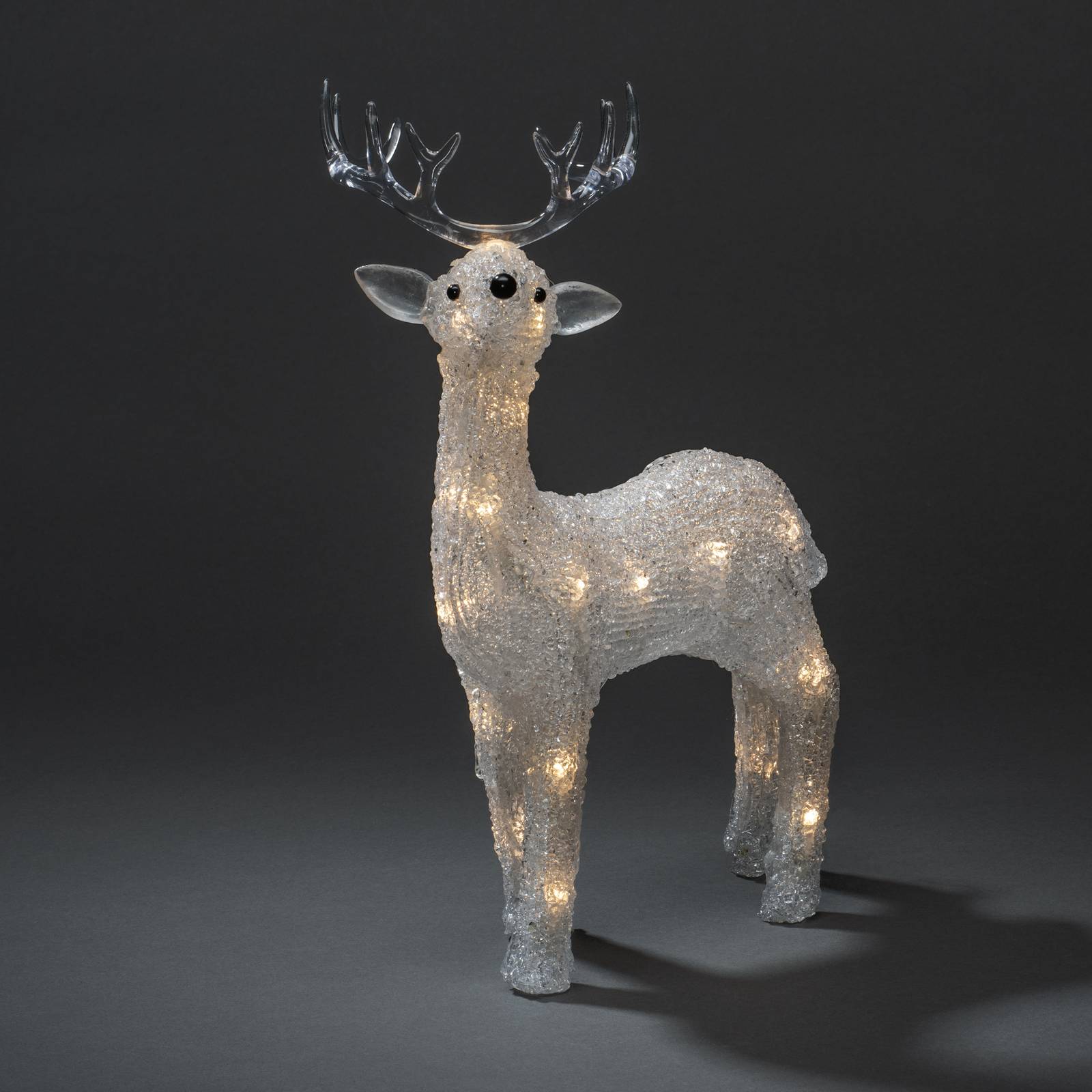 LED-Leuchtfigur Rentier für außen IP44 klar 2.500K