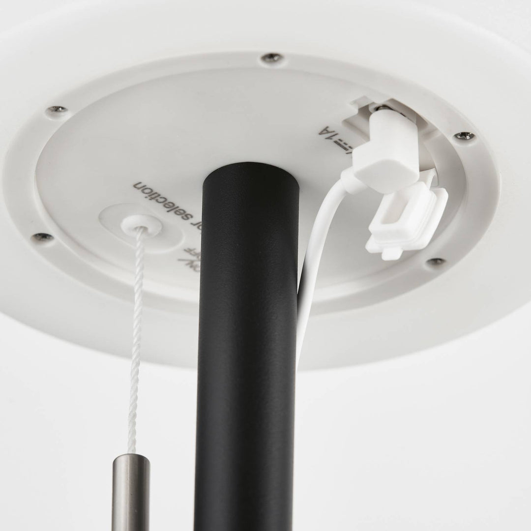 LED-Akku-Tischleuchte Fiumara schwarz/weiß 2er-Set