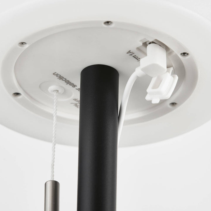 LED-Akku-Tischleuchte Fiumara schwarz/weiß 2er-Set
