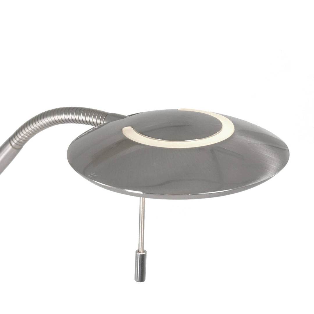 LED-Deckenfluter Zodiac mit LED-Leselicht, stahl