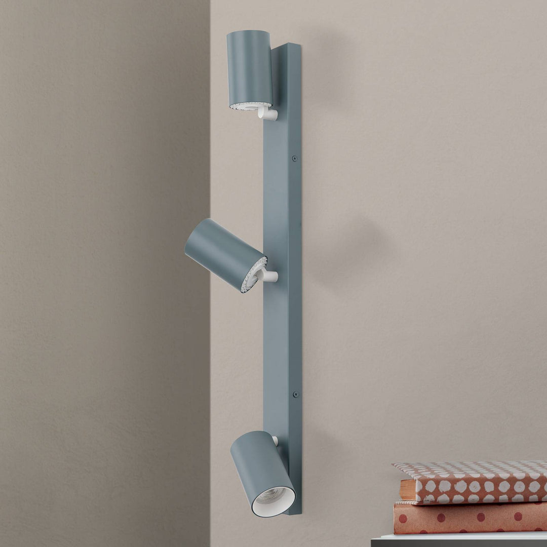 Deckenstrahler Penn, lichtgrün, Länge 60 cm, Stahl/Alu
