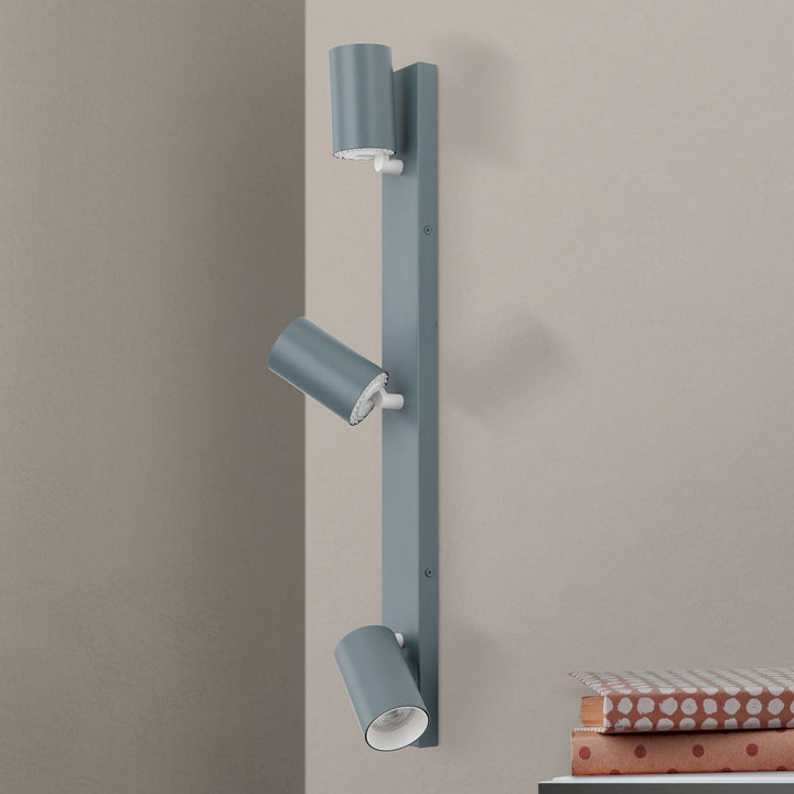 Deckenstrahler Penn, lichtgrün, Länge 60 cm, Stahl/Alu
