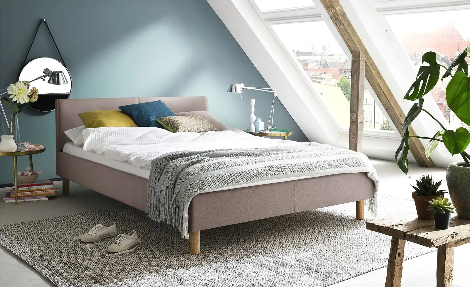 Polsterbett Rosa Bromley ¦ rosa/pink ¦ Maße (cm): B: 145 H: 76 Betten