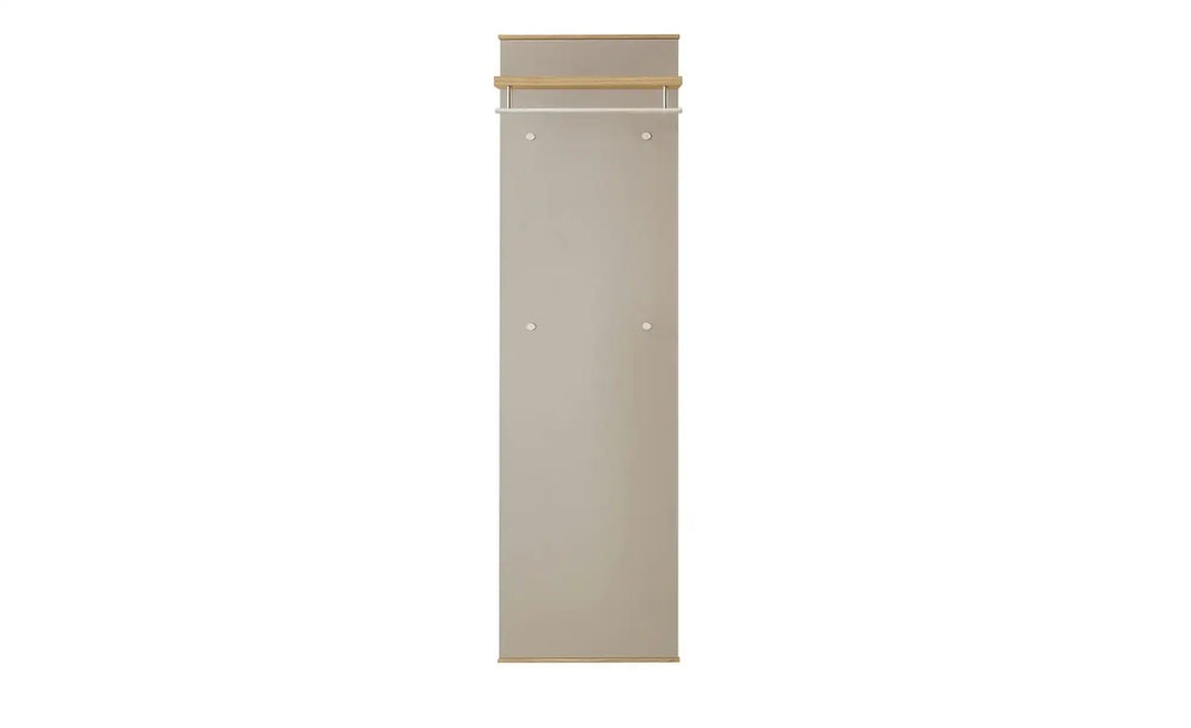 Garderobenpaneel Longo ¦ beige ¦ Holzwerkstoff ¦ Maße (cm): B: 42 H: 183 T: 27.0 Garderoben &amp; Kleiderstangen