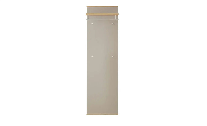 Garderobenpaneel Longo ¦ beige ¦ Holzwerkstoff ¦ Maße (cm): B: 42 H: 183 T: 27.0 Garderoben &amp; Kleiderstangen