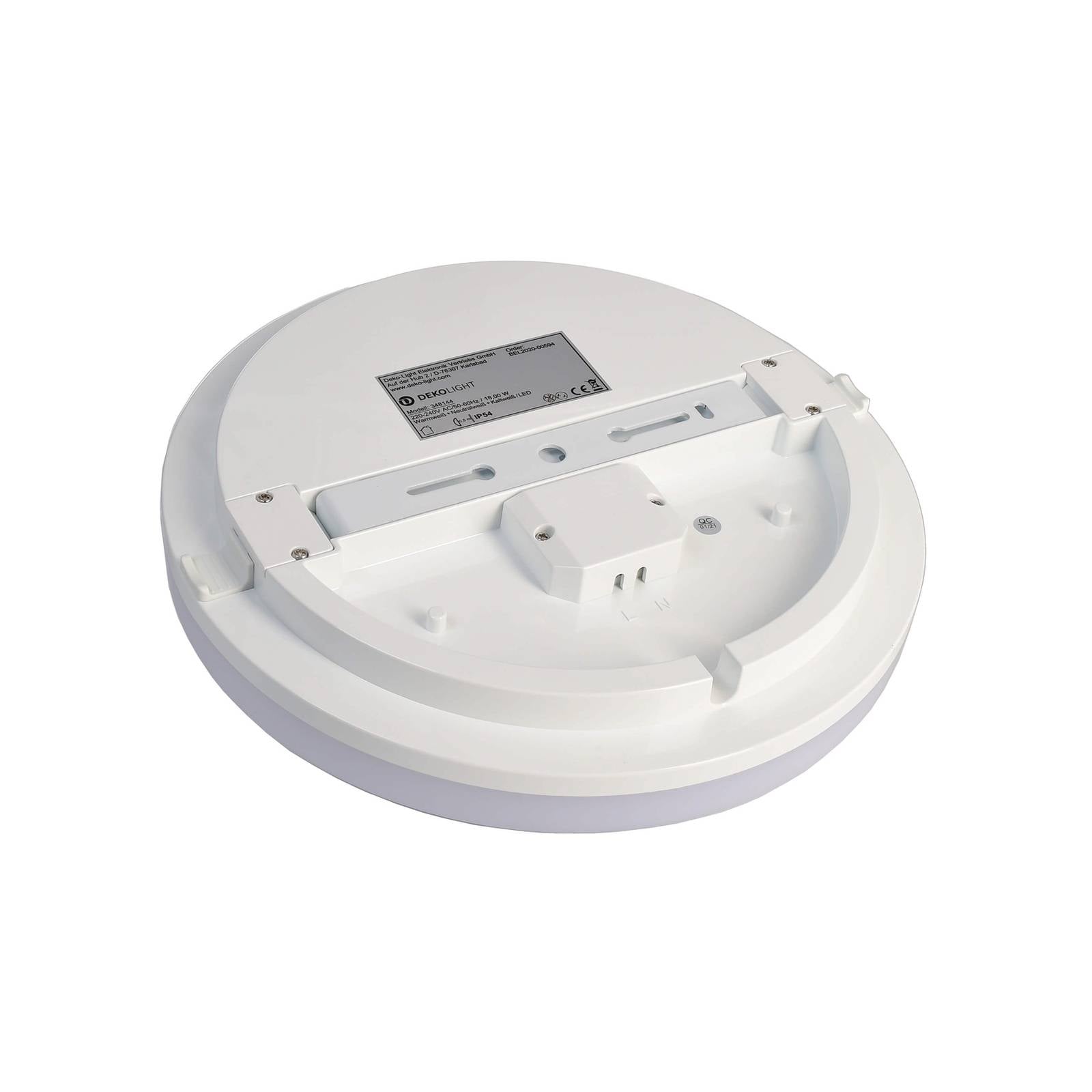 LED-Außendeckenleuchte Altais Motion, 12W, Ø 22 cm