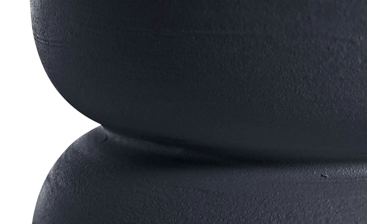 Beistelltisch Glance ¦ schwarz ¦ Maße (cm): H: 46 Ø: 40 Tische Beistelltische