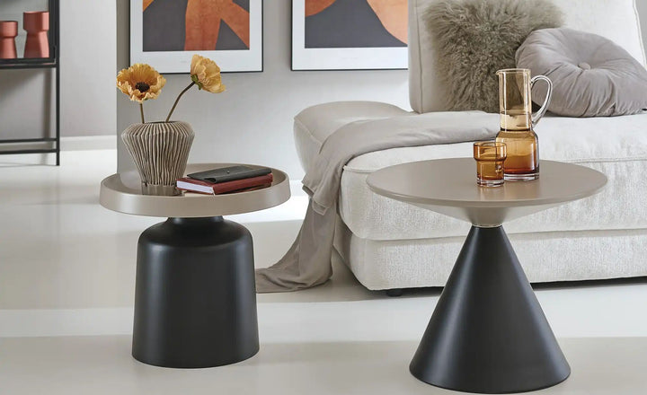 Beistelltisch Road ¦ beige ¦ Maße (cm): H: 47 Ø: 60 Tische Beistelltische