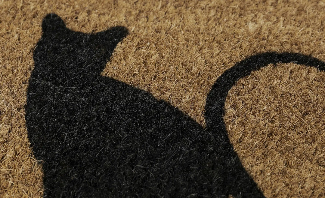 Kokosmatte Katzen ¦ braun ¦ Kokos ¦ Maße (cm): B: 40 Teppiche