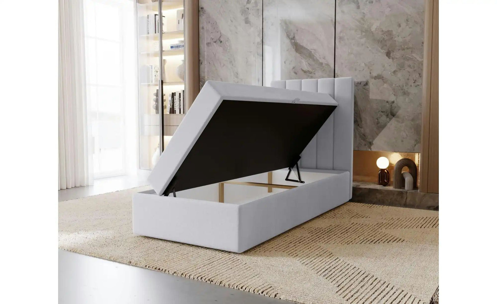 Boxbett mit Stauraum Nelia ¦ grün ¦ Maße (cm): B: 102 H: 124 Betten
