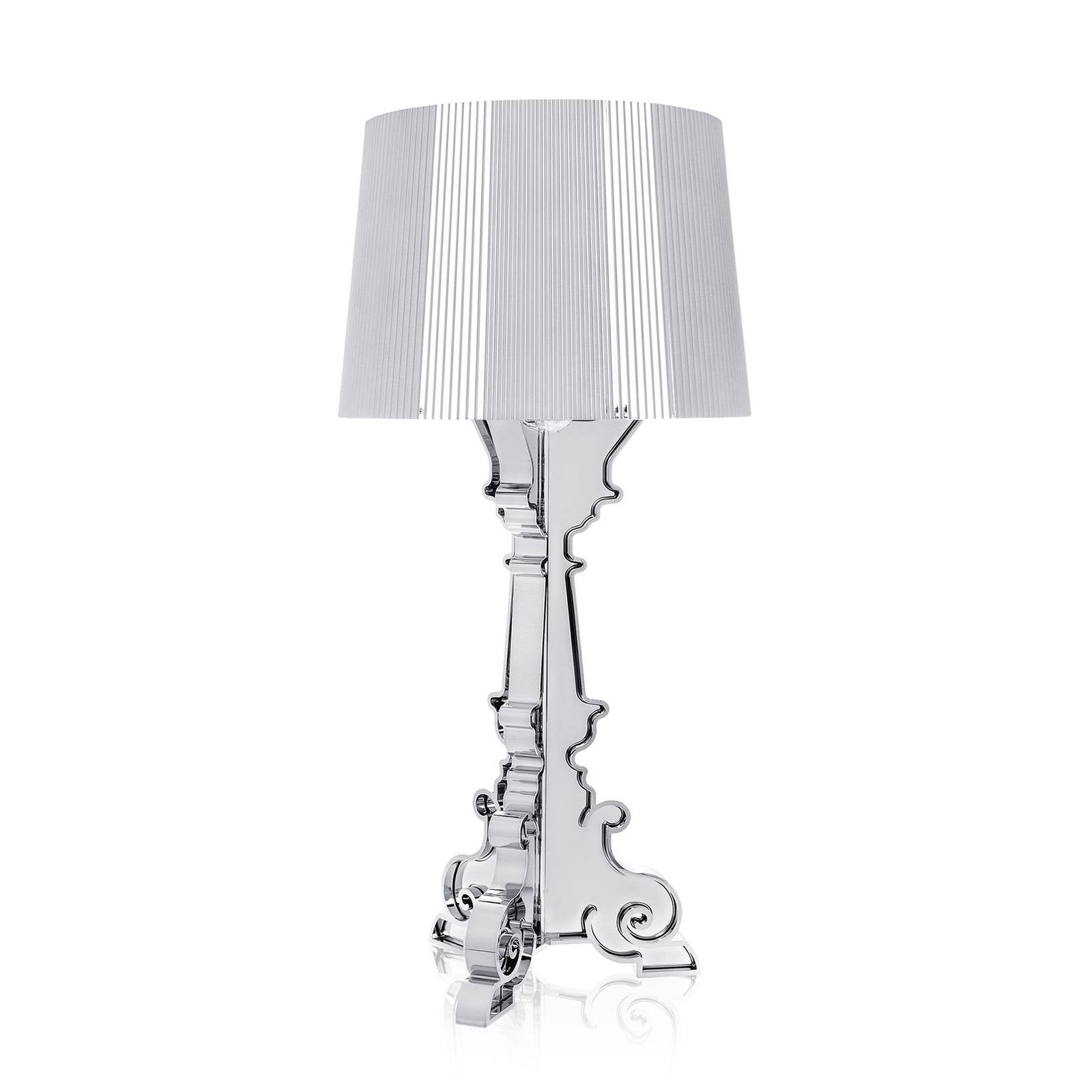 Kartell Bourgie LED-Tischleuchte, silber