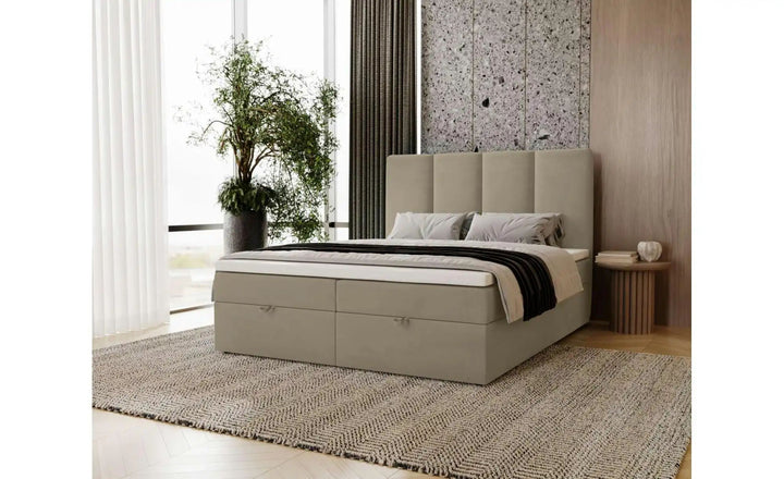 Boxbett mit Stauraum Macclesfield ¦ beige ¦ Maße (cm): B: 181 H: 110 Betten