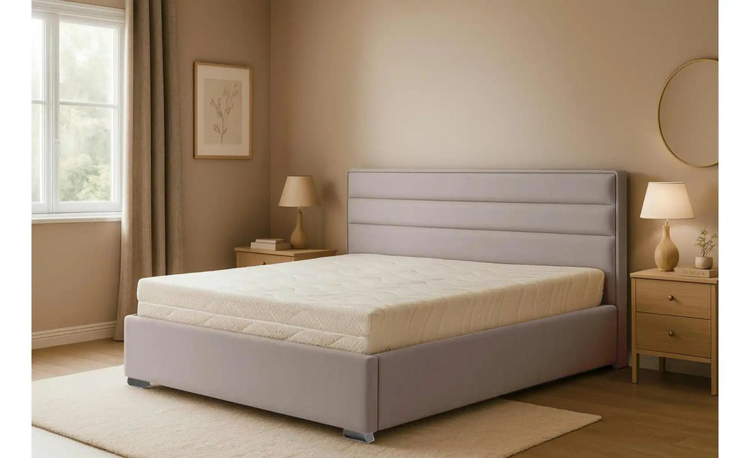 Polsterbett mit Bettkasten Cezar ¦ beige ¦ Maße (cm): B: 160 H: 110 Betten