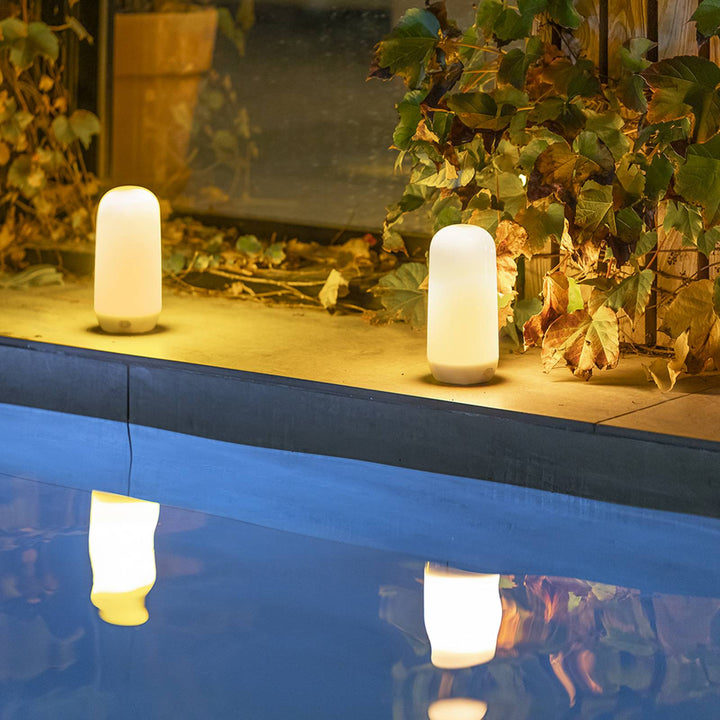 Newgarden Candy LED-Tischleuchte mit Flammeneffekt