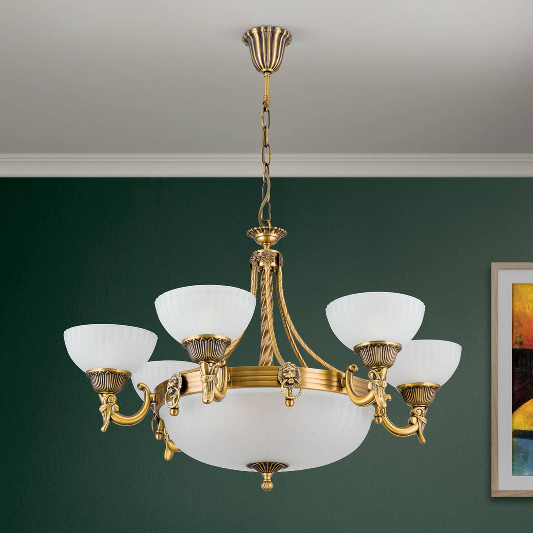 Kronleuchter Rocca, klassisch gestaltet Ø 75 cm