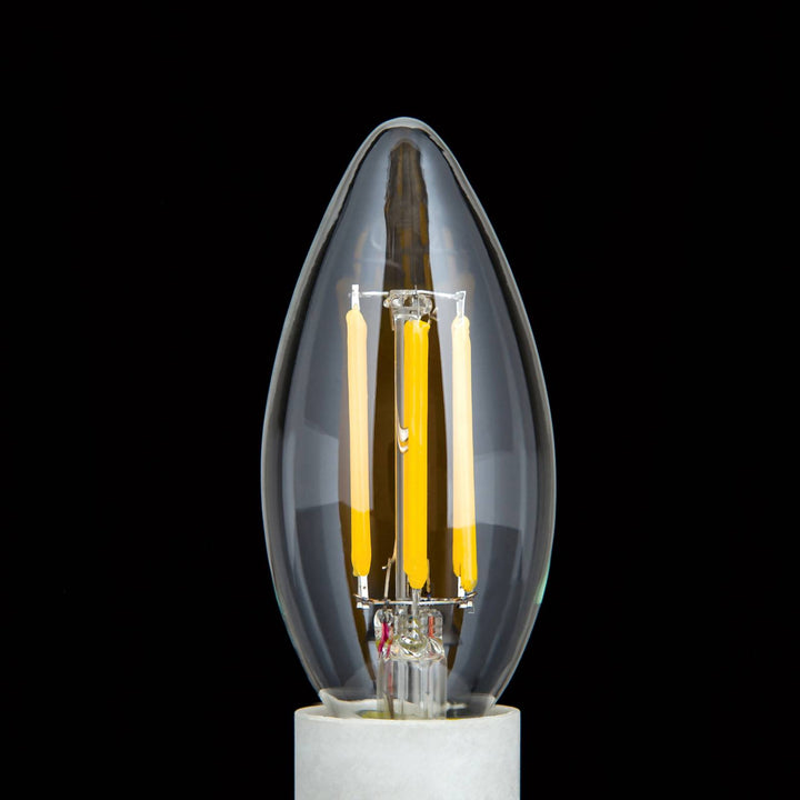 LED-Kerzenlampe E14 5W Filament klar 827 dimmbar