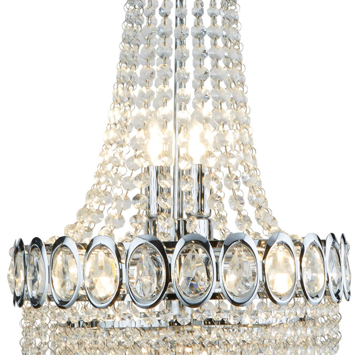 Kronleuchter Limoges mit Glasperlenbehang