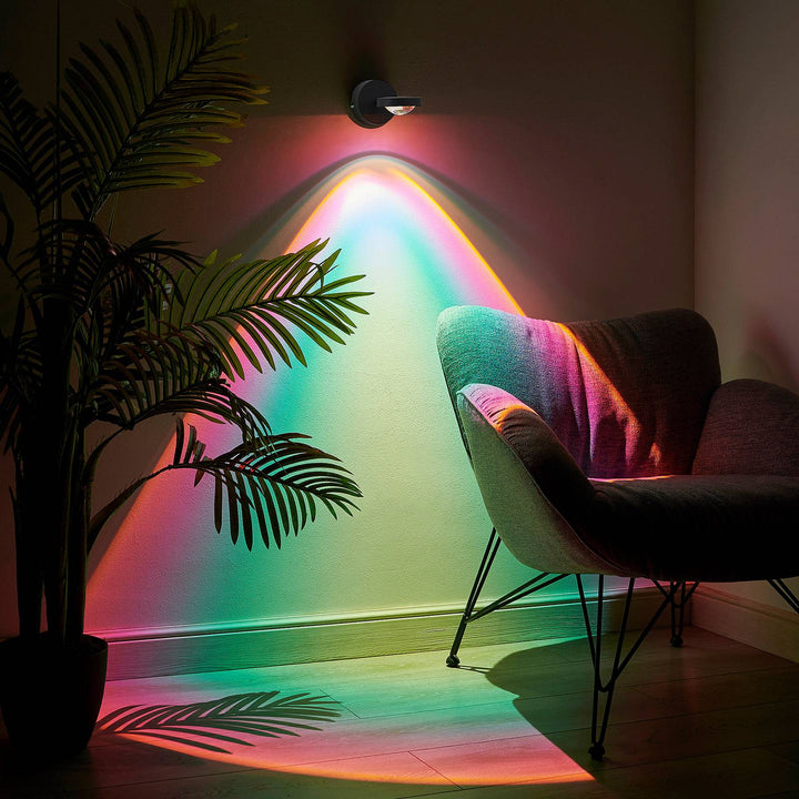 Lindby Edonita LED-Wandlampe mit Effektlicht