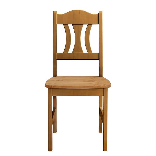 Esszimmerstuhl Bastide 2er-Set 44 x 92 x 45cm Braun/Kiefer